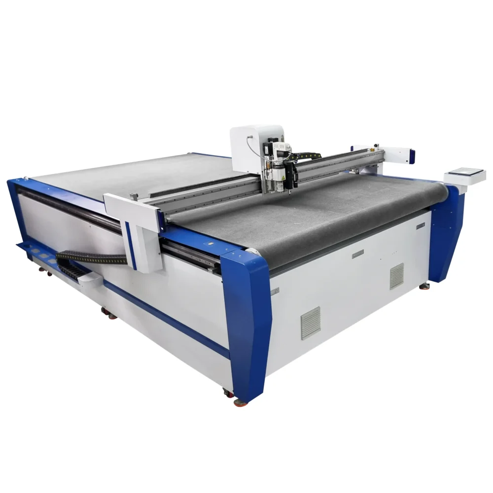 CORTADORA VIBRATORIA REDSUN CNC 160X250CM HERRAMIENTA DE CORTE, ALIMENTACION AUTOMATICA, CUATRO BOMBAS DE SUCCION  2.2KW