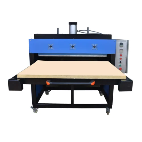 H47cd03a8fa014bc287bb078979877b91Y SUBLIMADORA IRON PRESS NEUMATICA DOBLE BANDEJAS DOS LADOS 80X100CM